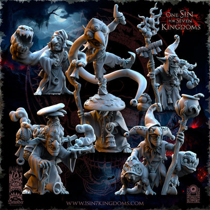 The Beholder Miniatures The Black Horde Goblins Mushroom Eaters - Fantasy / D&D (Custom Order) - product image 1 of 6