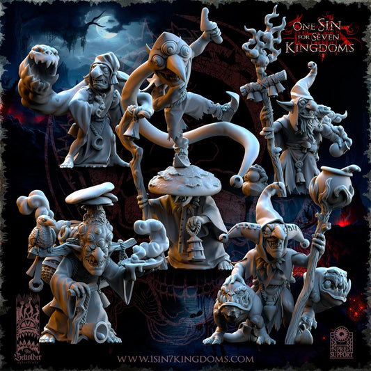 The Beholder Miniatures The Black Horde Goblins Mushroom Eaters - Fantasy / D&D (Custom Order) - product image 1 of 6