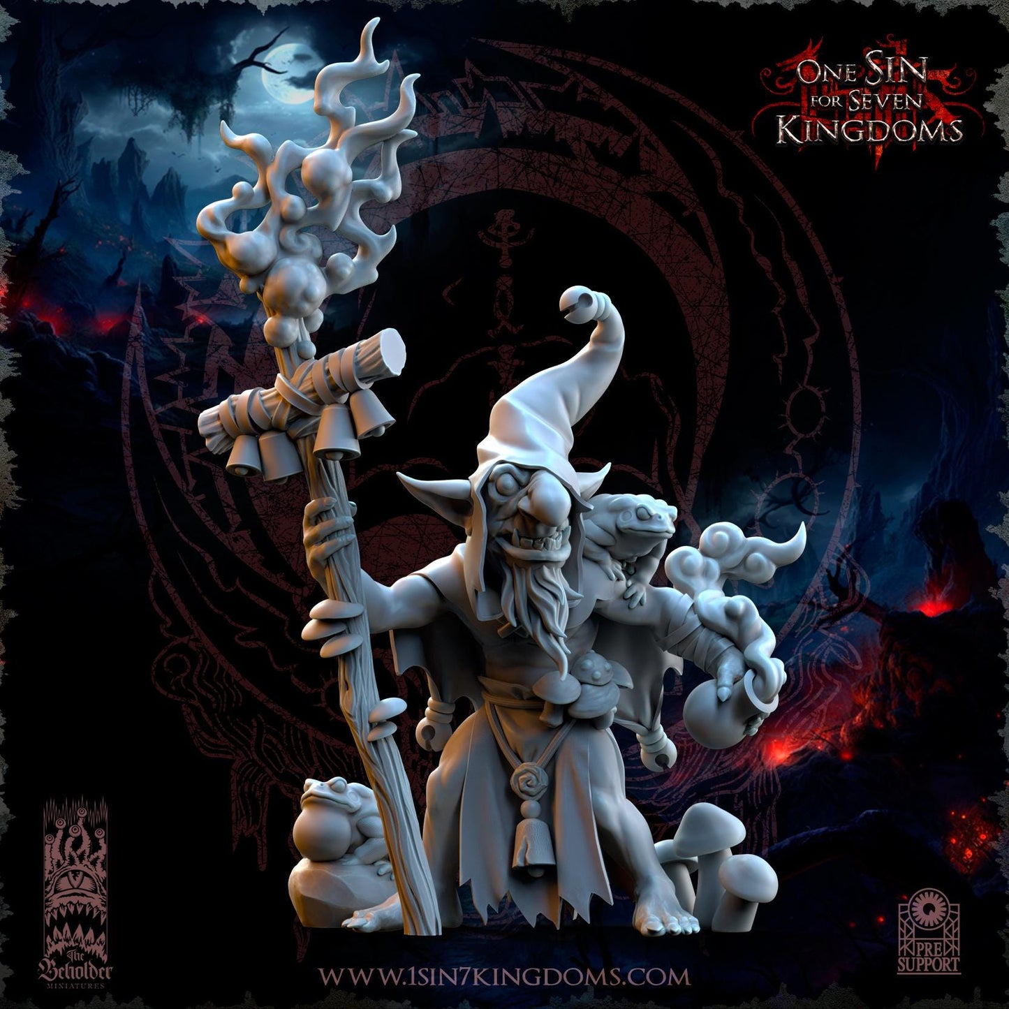 The Beholder Miniatures The Black Horde Goblins Mushroom Eaters - Fantasy / D&D (Custom Order) - product image 2 of 6
