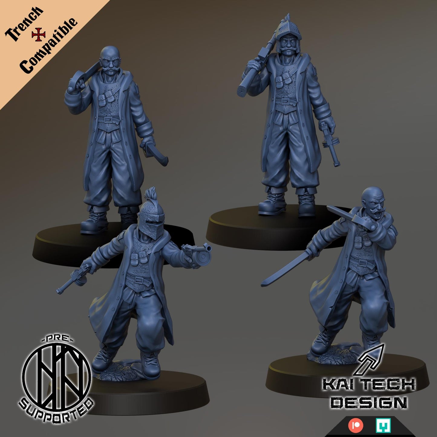 Kaitech Antioch Lieutenant - Trench  Compatible (Custom Order) - product image 1 of 3