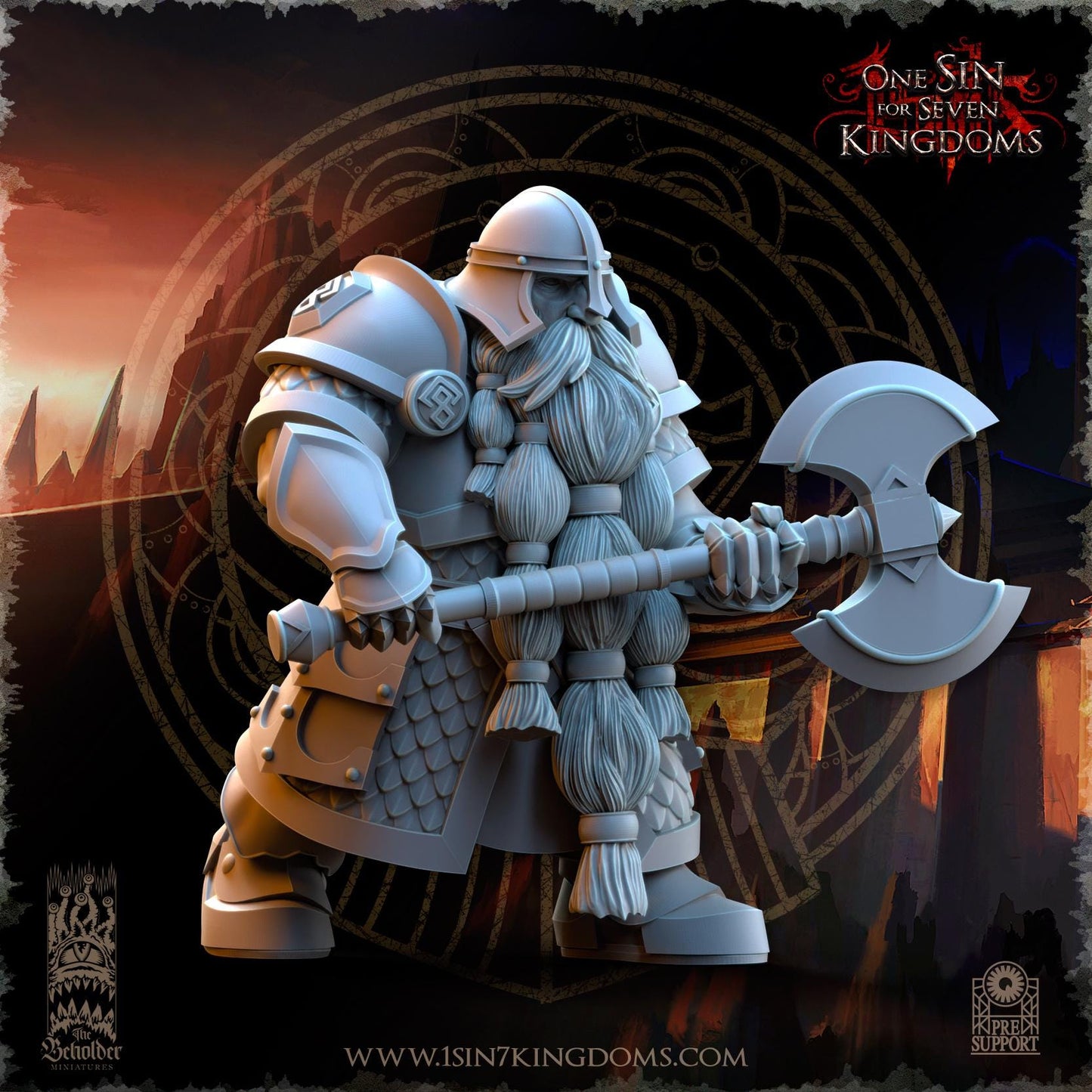 The Beholder Miniatures Dwarven Kingdoms Legion of the Ancient - Fantasy / D&D (Custom Order) - product image 4 of 8