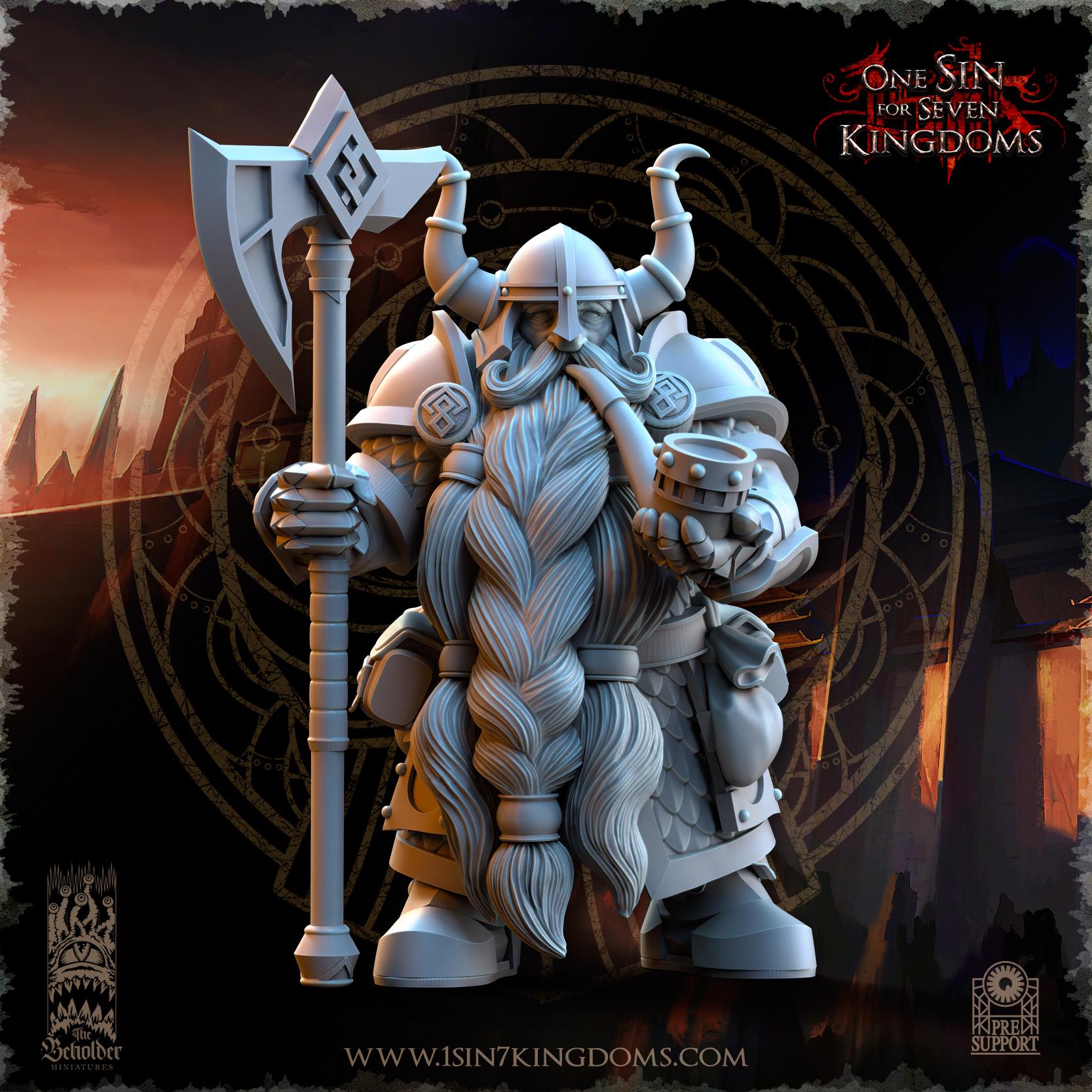 The Beholder Miniatures Dwarven Kingdoms Legion of the Ancient - Fantasy / D&D (Custom Order) - product image 6 of 8