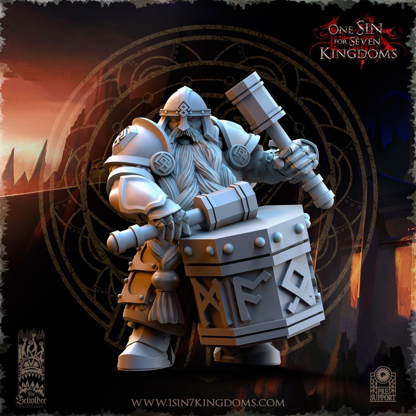 The Beholder Miniatures Dwarven Kingdoms Legion of the Ancient - Fantasy / D&D (Custom Order) - product image 7 of 8