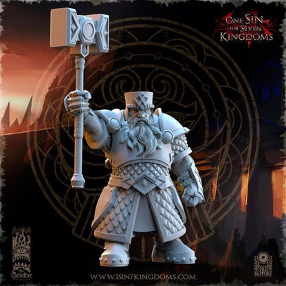 The Beholder Miniatures Dwarven Kingdoms Hammer Brotherhood Warriors - Fantasy / D&D (Custom Order) - product image 3 of 8