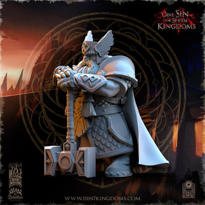 The Beholder Miniatures Dwarven Kingdoms Hammer Brotherhood Warriors - Fantasy / D&D (Custom Order) - product image 6 of 8