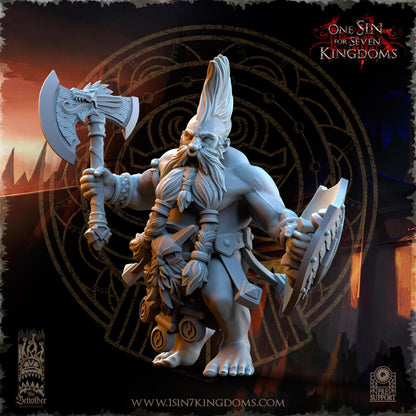 The Beholder Miniatures Tharin Fyrebeard - Fantasy / D&D (Custom Order) - product image 1 of 10