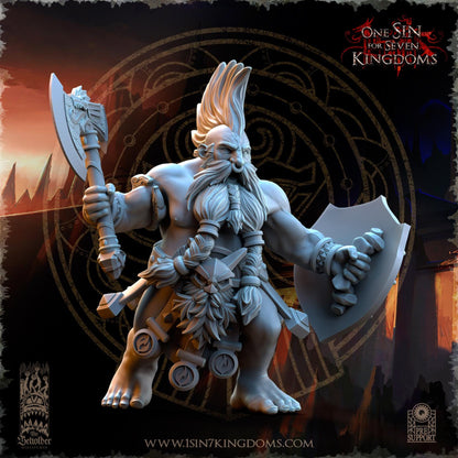 The Beholder Miniatures Tharin Fyrebeard - Fantasy / D&D (Custom Order) - product image 2 of 10