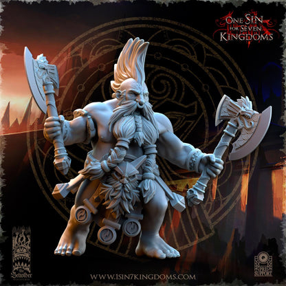 The Beholder Miniatures Tharin Fyrebeard - Fantasy / D&D (Custom Order) - product image 7 of 10