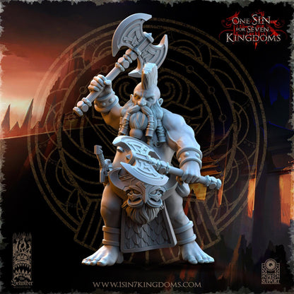 The Beholder Miniatures Dwarven Kingdoms Slayers of Molten Core - Fantasy / D&D (Custom Order) - product image 7 of 8