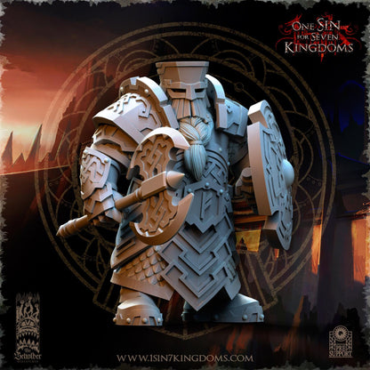 The Beholder Miniatures Dwarven Kingdoms Ironheads Warriors - Fantasy / D&D (Custom Order) - product image 3 of 7