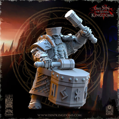 The Beholder Miniatures Dwarven Kingdoms Ironheads Warriors - Fantasy / D&D (Custom Order) - product image 6 of 7