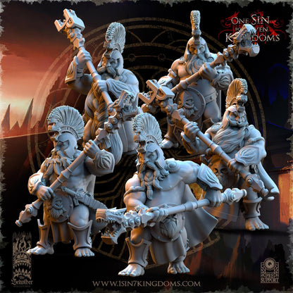 The Beholder Miniatures Dwarven Kingdoms Unterdrakes of Molten Core - Fantasy / D&D (Custom Order) - product image 1 of 4