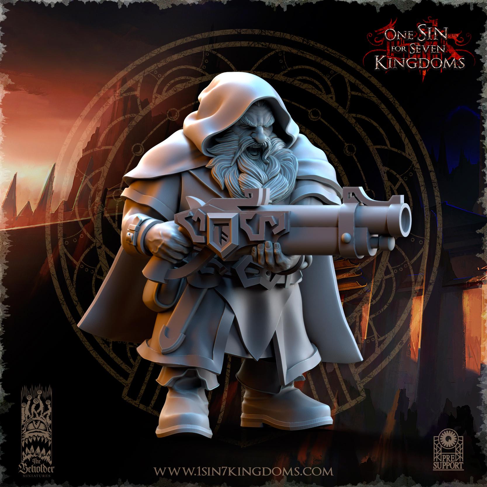 The Beholder Miniatures Dwarven Kingdoms Sharpshooters - Fantasy / D&D (Custom Order) - product image 3 of 4