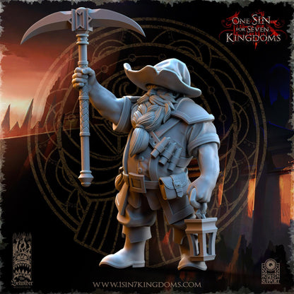 The Beholder Miniatures Dwarven Kingdoms Miners - Fantasy / D&D (Custom Order) - product image 2 of 7