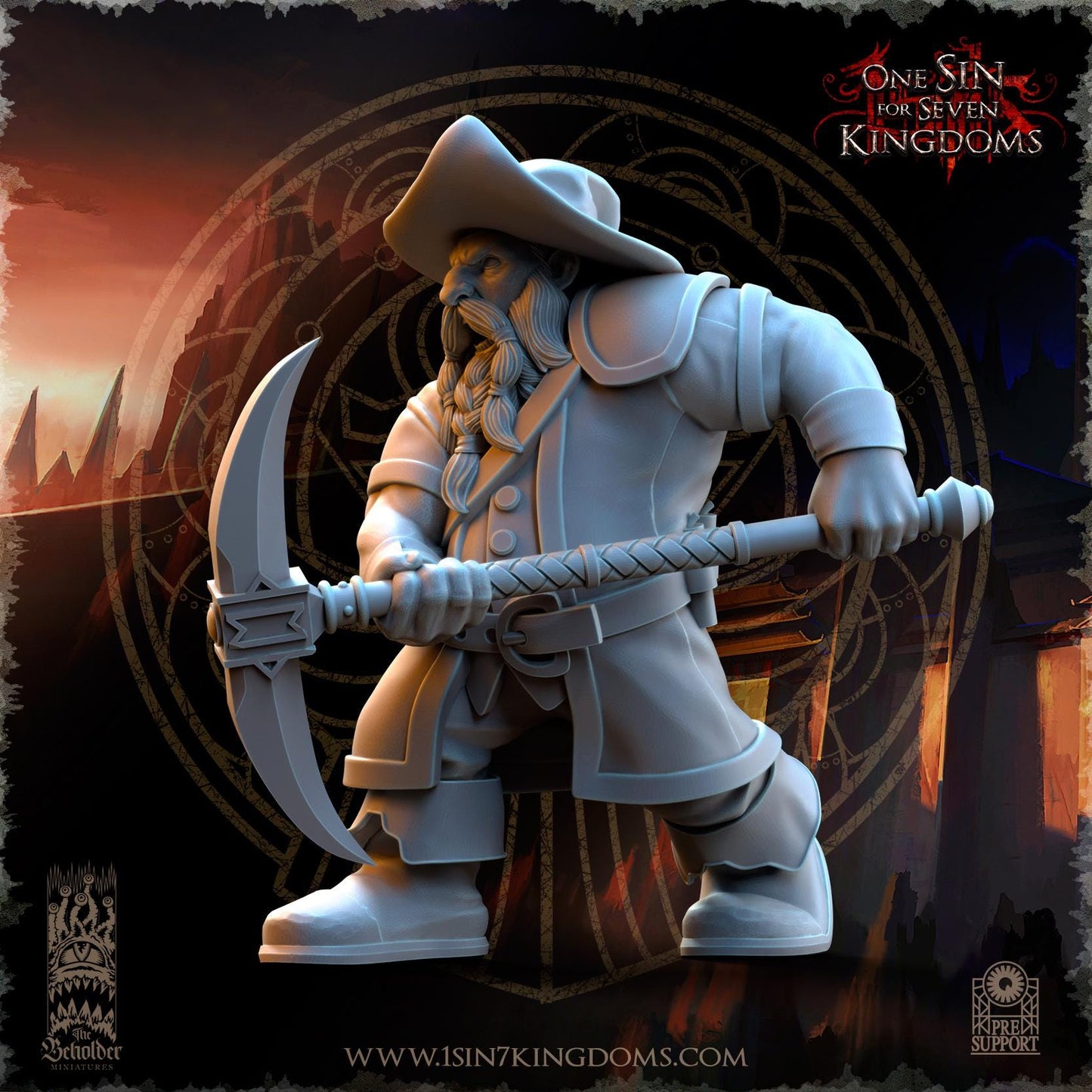 The Beholder Miniatures Dwarven Kingdoms Miners - Fantasy / D&D (Custom Order) - product image 3 of 7