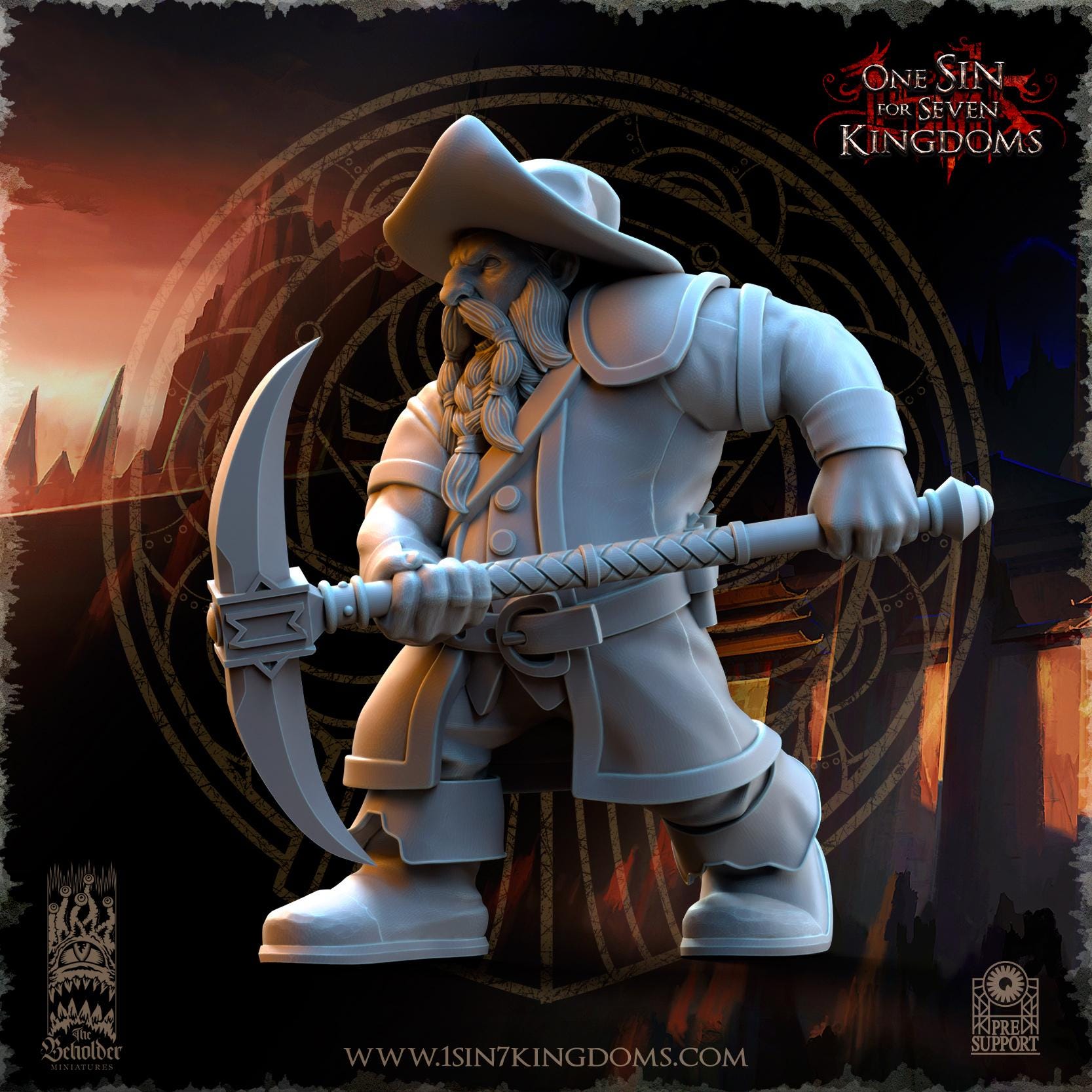 The Beholder Miniatures Dwarven Kingdoms Miners - Fantasy / D&D (Custom Order) - product image 3 of 7
