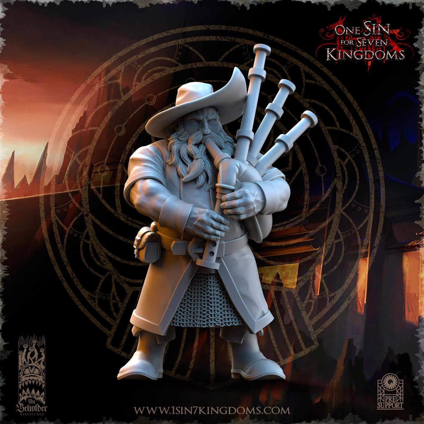 The Beholder Miniatures Dwarven Kingdoms Miners - Fantasy / D&D (Custom Order) - product image 6 of 7