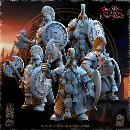 The Beholder Miniatures Dwarven Kingdoms Highborn Warriors - Fantasy / D&D (Custom Order) - product image 2 of 7