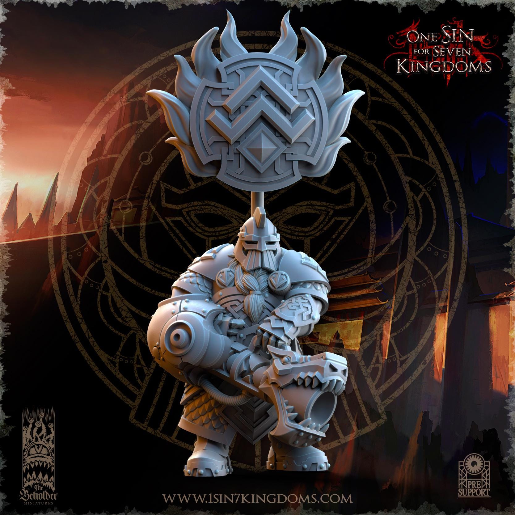 The Beholder Miniatures Dwarven Kingdoms Snapdragons - Fantasy / D&D (Custom Order) - product image 6 of 6