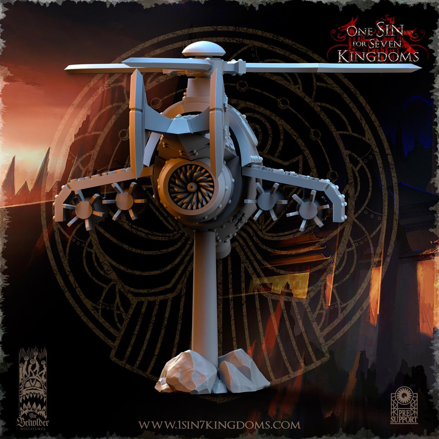 The Beholder Miniatures Dwarven Kingdoms Grievance Redeemer - Fantasy / D&D (Custom Order) - product image 4 of 6