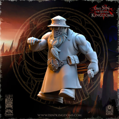 The Beholder Miniatures Dwarven Kingdoms Flamebreath Cannon - Fantasy / D&D (Custom Order) - product image 7 of 7