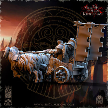 The Beholder Miniatures Dwarven Kingdoms War Chariot - Fantasy / D&D (Custom Order) - product image 3 of 6