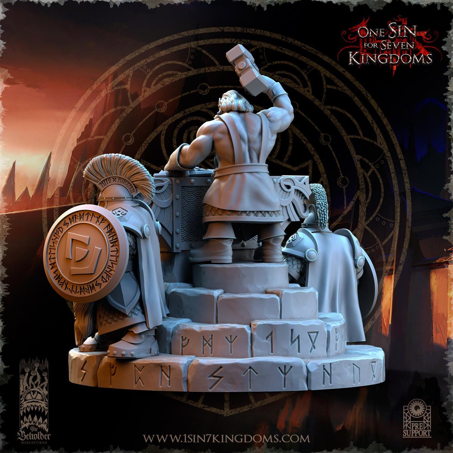 The Beholder Miniatures Dwarven Kingdoms Thunder Forge - Fantasy / D&D (Custom Order) - product image 5 of 10