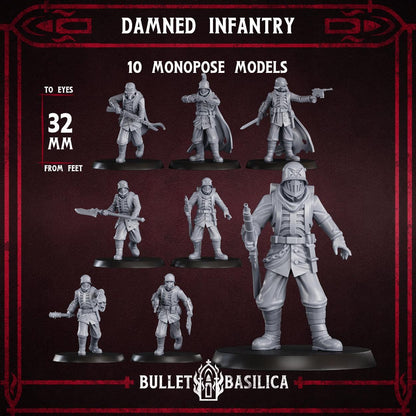 Bullet Basilica Heretic Troopers - Trench  Compatible (Custom Order) - product image 1 of 5