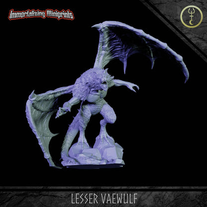 Immortalizing Miniprints Lesser Vaewulf - Fantasy / D&D (Custom Order) - product image 5 of 5