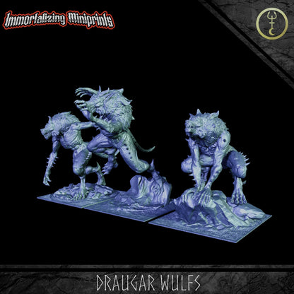 Immortalizing Miniprints Draugar Wulfs - Fantasy / D&D (Custom Order) - product image 1 of 2