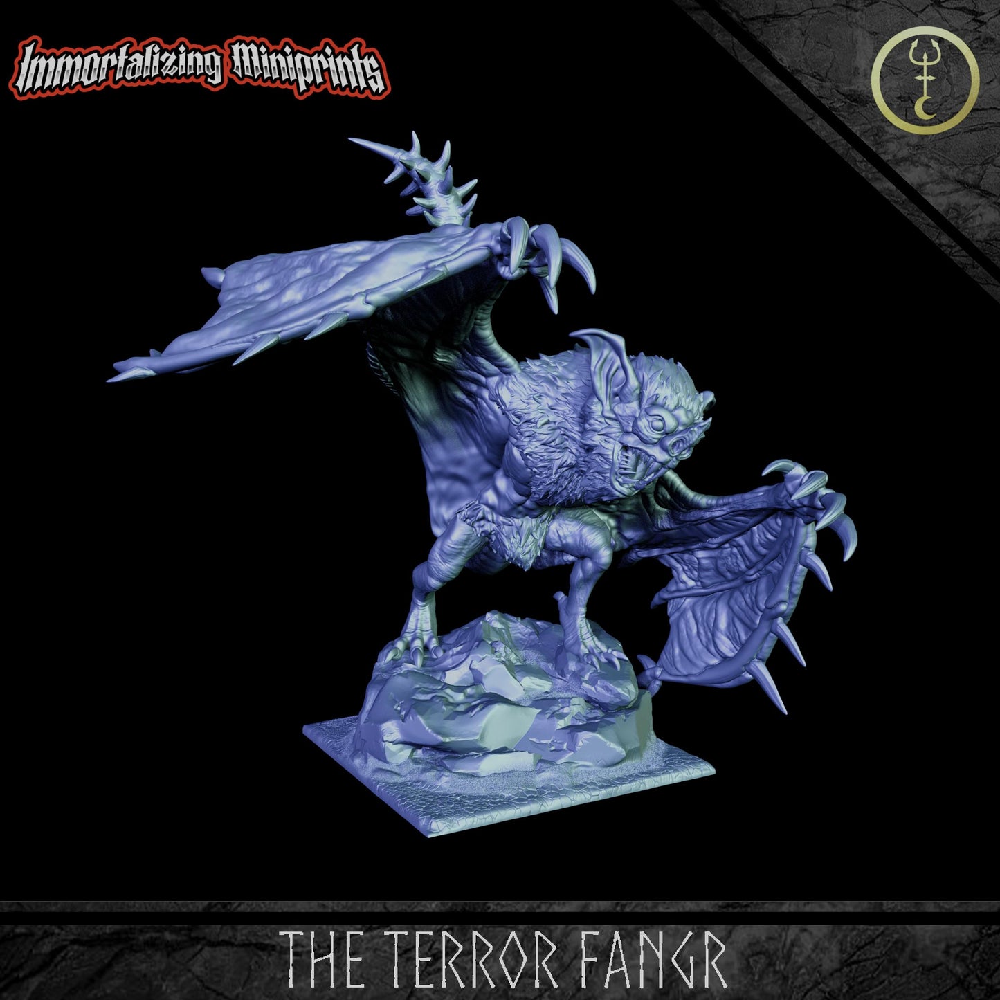 Immortalizing Miniprints Terror Fangr - Fantasy / D&D (Custom Order) - product image 1 of 2