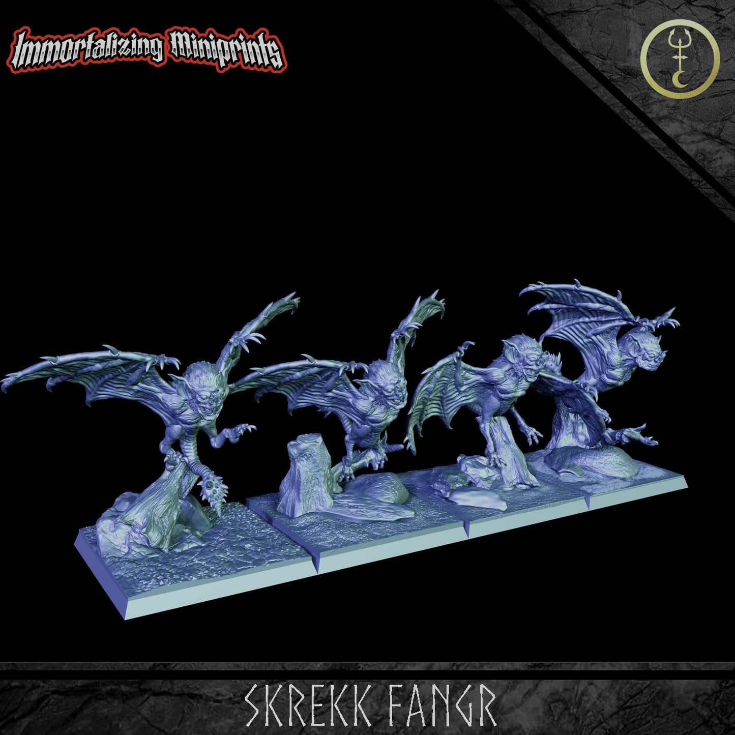 Immortalizing Miniprints Skrekk Fangr - Fantasy / D&D (Custom Order) - product image 1 of 5