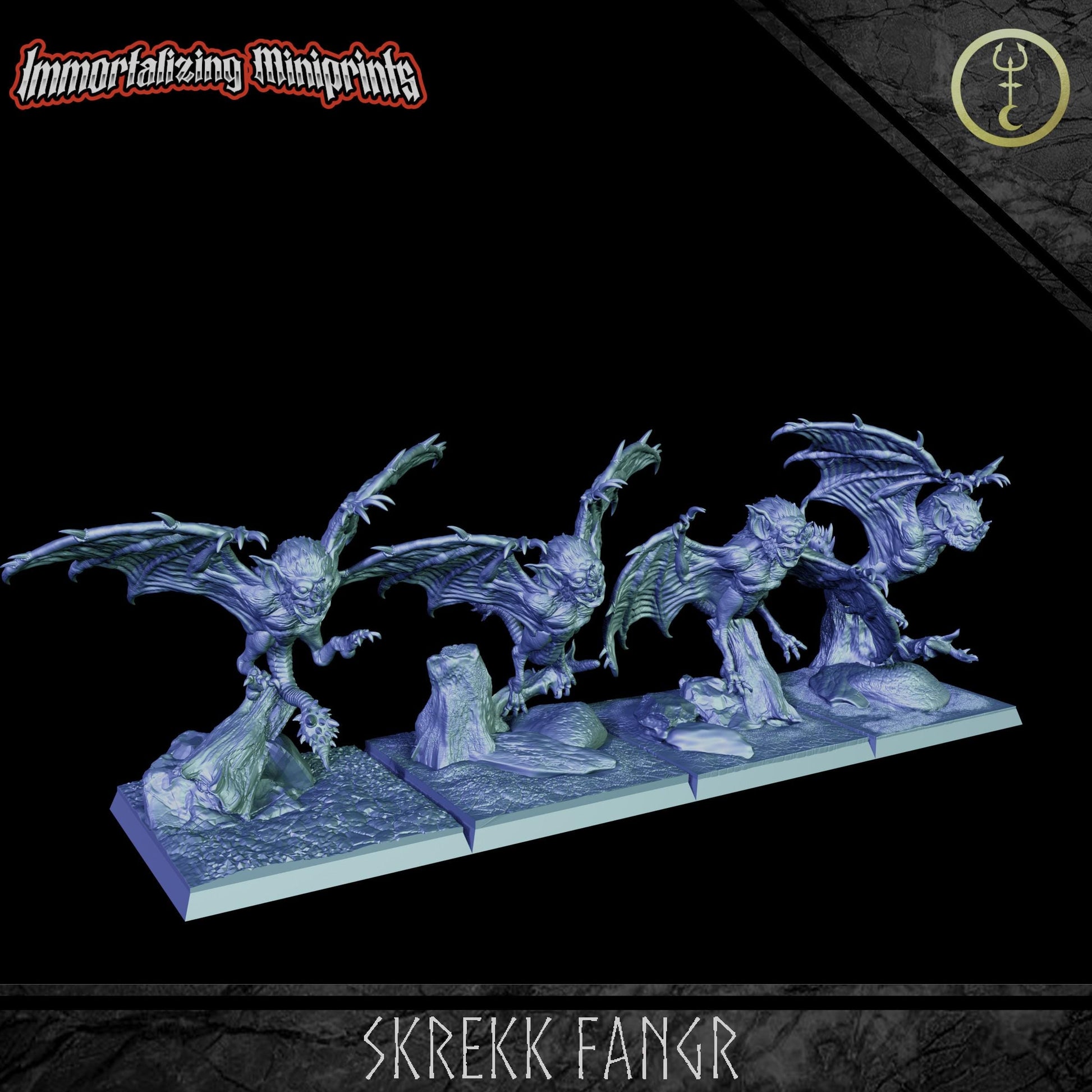Immortalizing Miniprints Skrekk Fangr - Fantasy / D&D (Custom Order) - product image 1 of 5