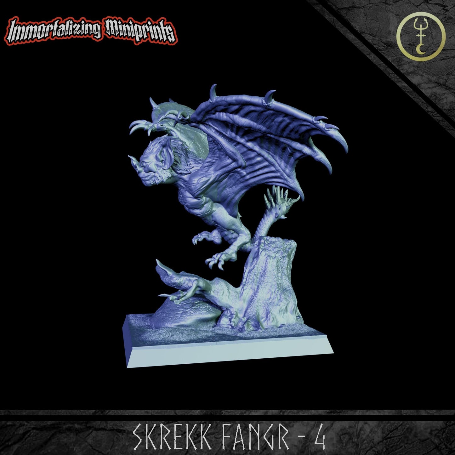 Immortalizing Miniprints Skrekk Fangr - Fantasy / D&D (Custom Order) - product image 2 of 5