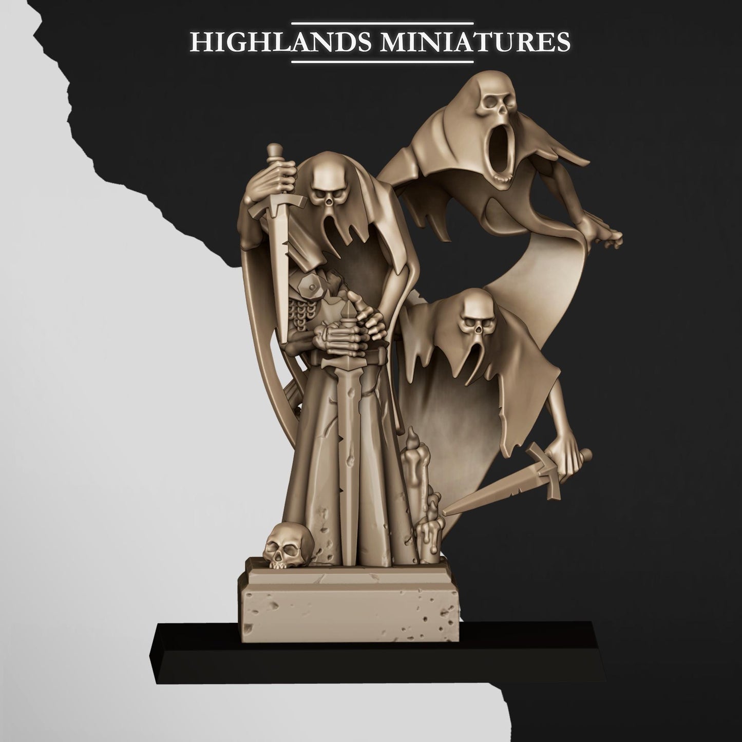 Highland Miniatures Ghosts Swarms - Fantasy / D&D (Custom Order) - product image 6 of 7