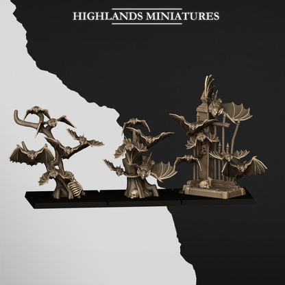 Highland Miniatures Bats Swarms - Fantasy / D&D (Custom Order) - product image 2 of 5