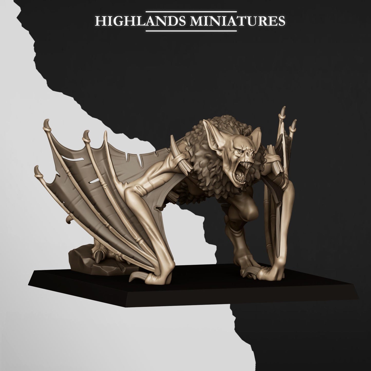 Highland Miniatures Pit Bat - Fantasy / D&D (Custom Order) - product image 4 of 4