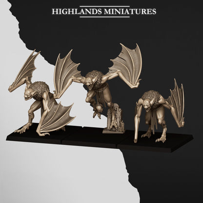 Highland Miniatures Crypt Bats - Fantasy / D&D (Custom Order) - product image 2 of 5