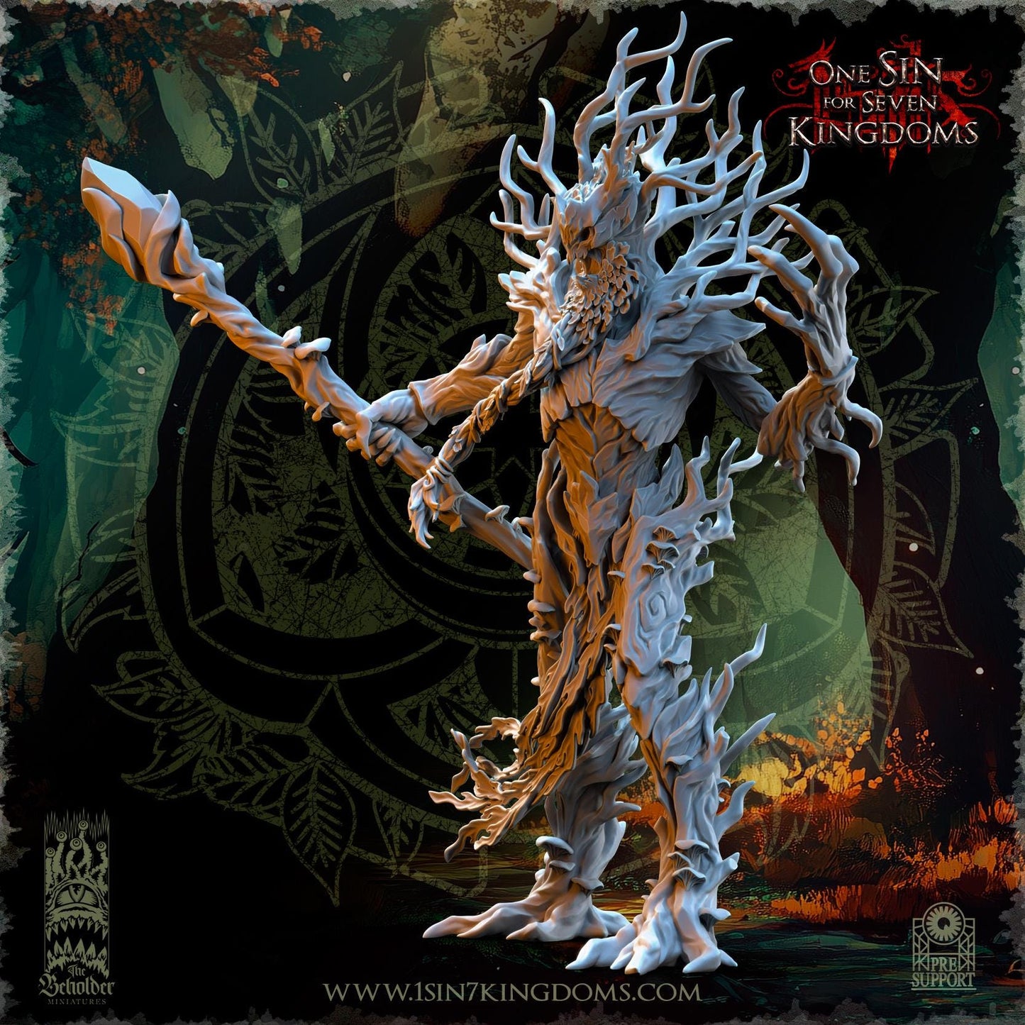 The Beholder Miniatures Ohru, Tree Shepherd - Fantasy / D&D (Custom Order) - product image 6 of 7