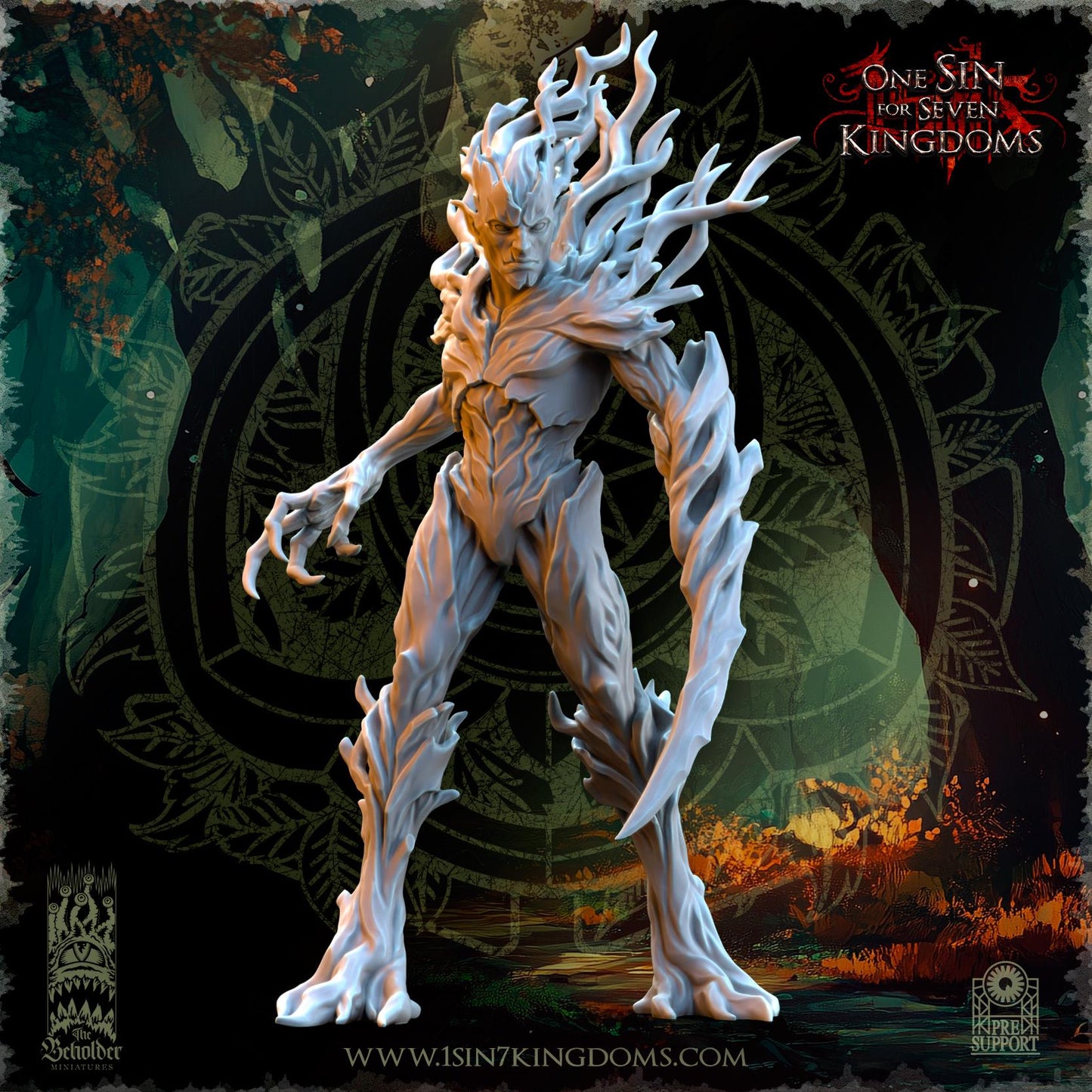The Beholder Miniatures Evergreen Elves Druades - Fantasy / D&D (Custom Order) - product image 3 of 6