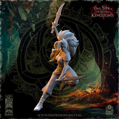 The Beholder Miniatures Evergreen Elves Death Dancers - Fantasy / D&D (Custom Order) - product image 3 of 10