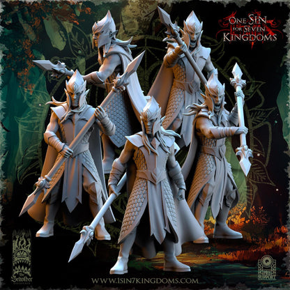 The Beholder Miniatures Evergreen Elves Forest Militia - Fantasy / D&D (Custom Order) - product image 1 of 12