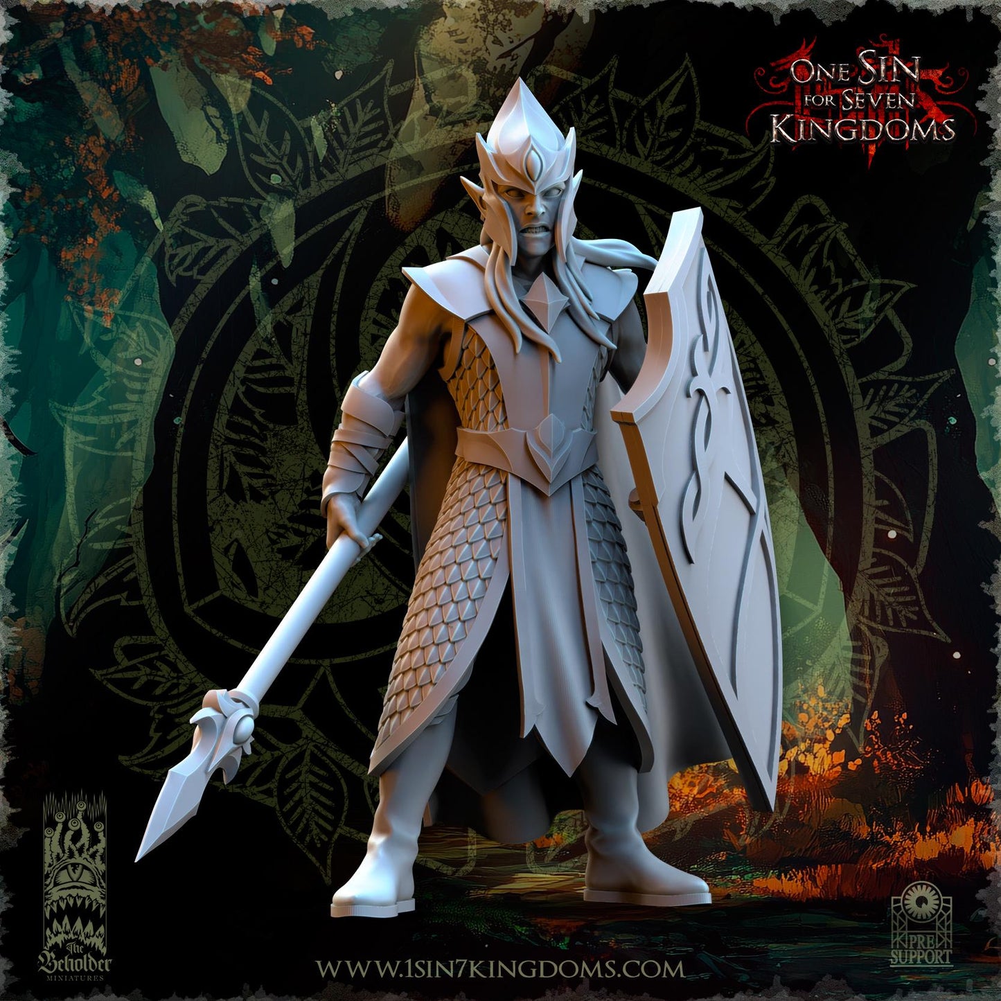 The Beholder Miniatures Evergreen Elves Forest Militia - Fantasy / D&D (Custom Order) - product image 5 of 12