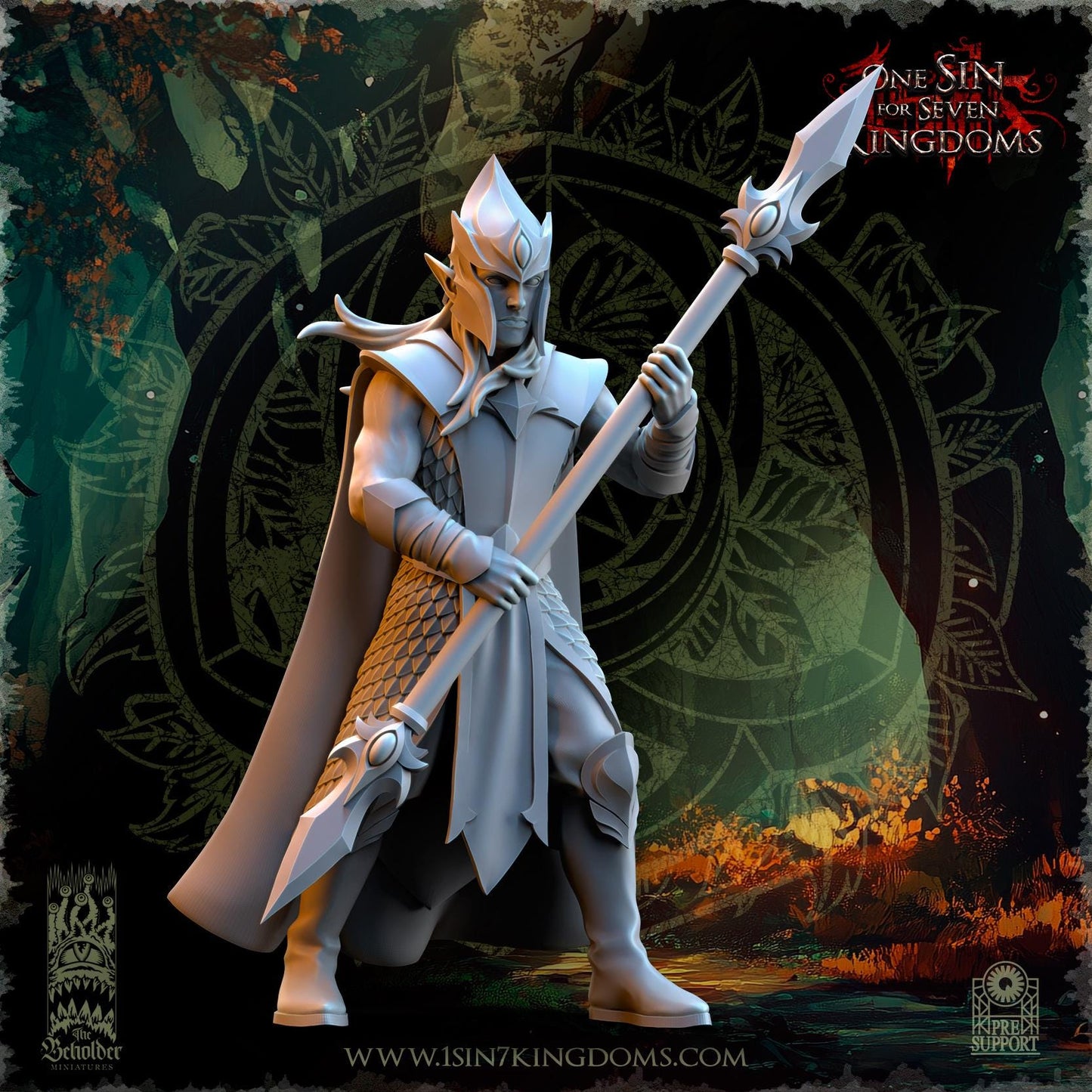 The Beholder Miniatures Evergreen Elves Forest Militia - Fantasy / D&D (Custom Order) - product image 8 of 12