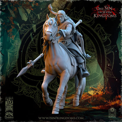 The Beholder Miniatures Evergreen Elves Meadow Riders - Fantasy / D&D (Custom Order) - product image 6 of 10