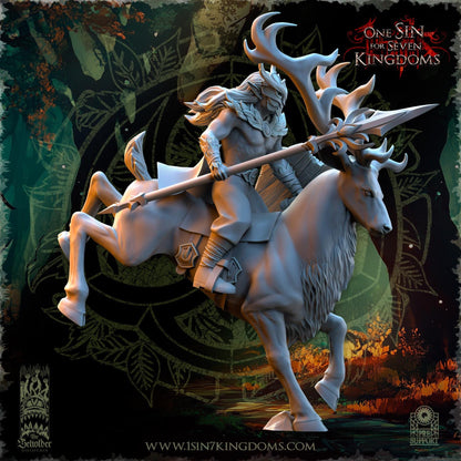The Beholder Miniatures Evergreen Elves Deepwood Riders - Fantasy / D&D (Custom Order) - product image 3 of 16