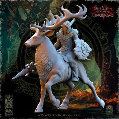 The Beholder Miniatures Evergreen Elves Deepwood Riders - Fantasy / D&D (Custom Order) - product image 4 of 16
