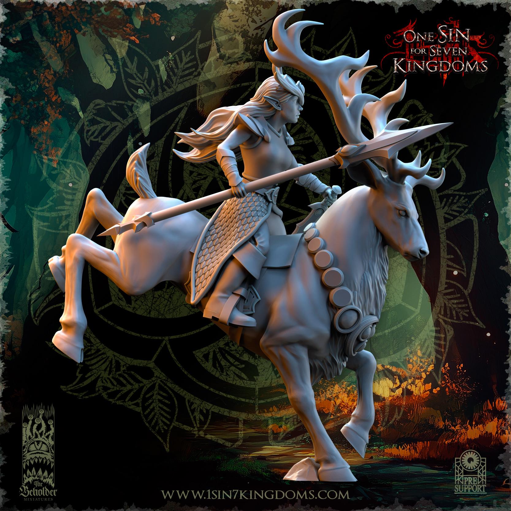 The Beholder Miniatures Evergreen Elves Deepwood Maidens - Fantasy / D&D (Custom Order) - product image 10 of 12