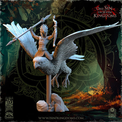 The Beholder Miniatures Evergreen Elves Hawk Hunters - Fantasy / D&D (Custom Order) - product image 4 of 4