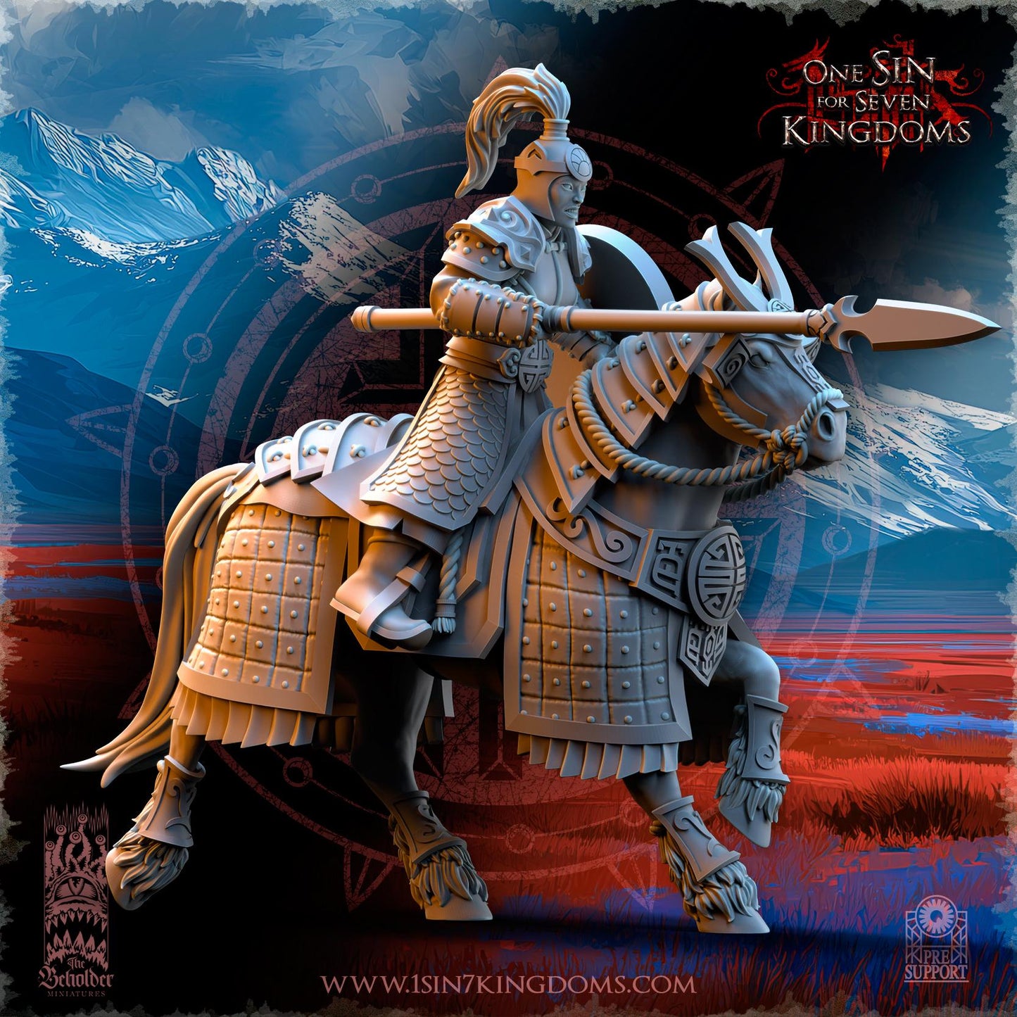 The Beholder Miniatures Astarii Dynasty Riders - Fantasy / D&D (Custom Order) - product image 3 of 6